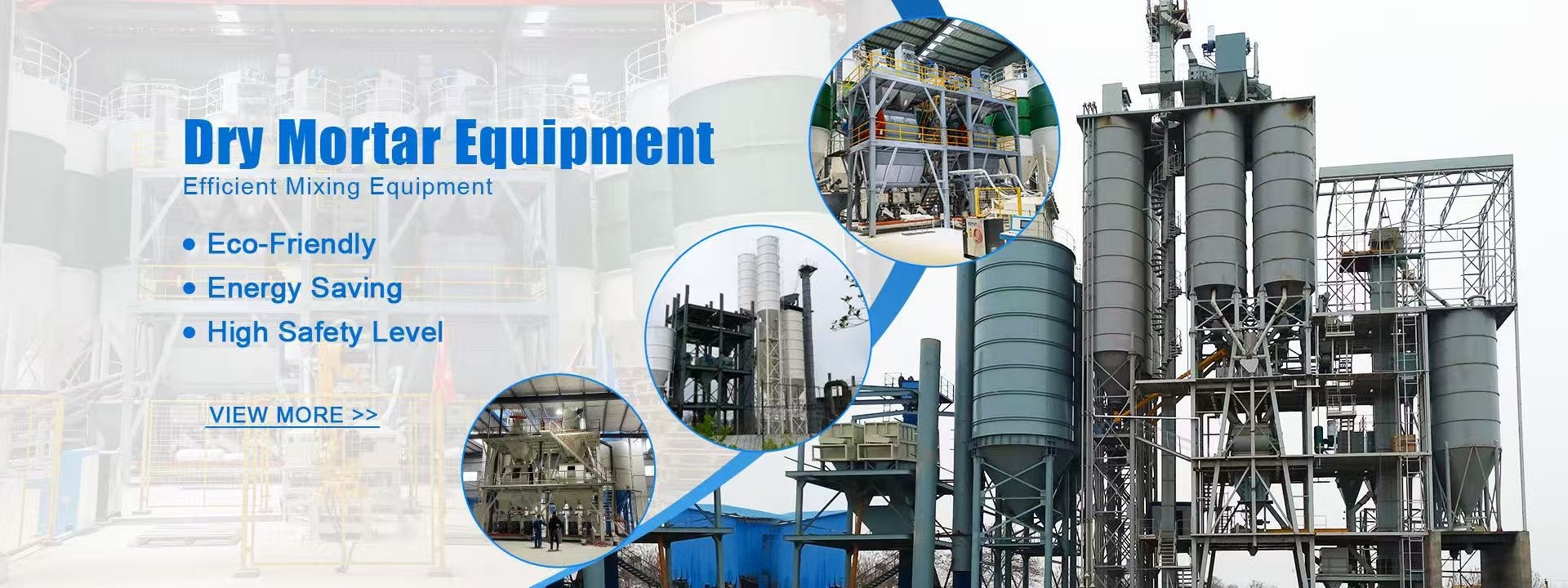 Qualité ligne de production de mortier sec Usine