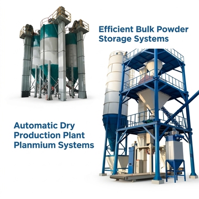 New 50T-120T Cement Storage Tank Full Automatic Vertical Cement Silo