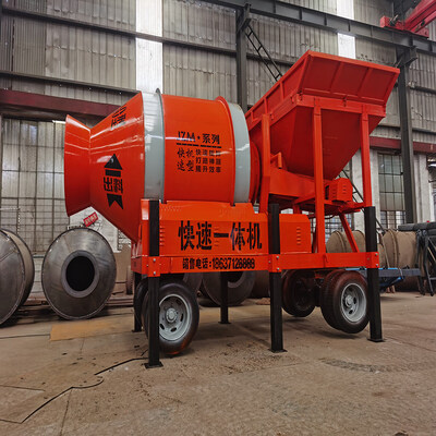 Beli Mixer Semen Seluler Hemat Energi 5kW Mesin Pengaduk Beton 750L online manufacture