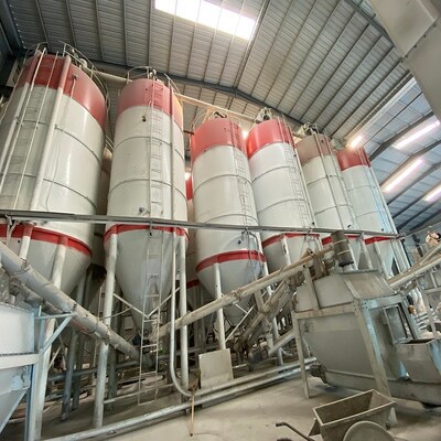 satın al Çimento Kuru Toz Harç Üretim Hattı 50Litre Çevre Dostu Vidalı Mikser Tipi online manufacture