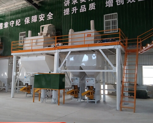 satın al Kuru harç üretim hattı Makine vida basit kuru harç üretim hattı 5000 kg online manufacture