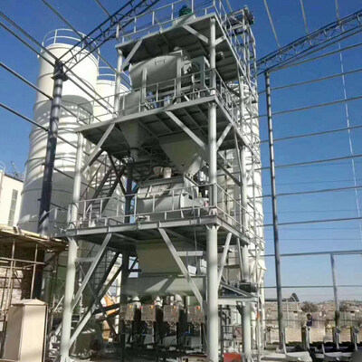 Buy Tile Adhesive Production Line  Dry Mix Plantformtype Automatic Dry Mortar Production Line online manufacture