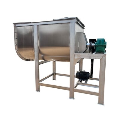 Beli Mudah Operasi Horizontal Ribbon Mixer Mesin Mixer Mortar Kering 1000kg-5000kg online manufacture