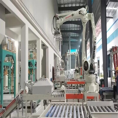 satın al 360 Rotasyon Robotik Kol Palletizer Otomatik Palletizer Makinesi 380V online manufacture