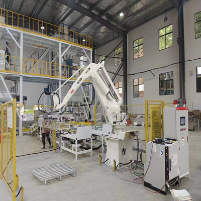 satın al Yükleme torbaları için kol tipi sıkıştırma ile Robotik Kol Palletizer online manufacture