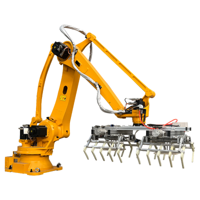 comprare Il braccio del robot palletizzatore 1800 mm raggiunge il carico utile di 150 kg per l'impilazione di sacchi pesanti online manufacture