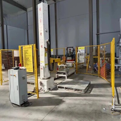 ซื้อ อุตสาหกรรม Single Column อัตโนมัติหุ่นยนต์ Palletizer สําหรับกระดาษกล่อง / กอง online manufacture