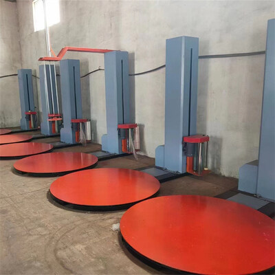 kupować 2000 kg Przemysłowa Automatyczna Maszyna do pakowania palet folią stretch z PLC online manufacture