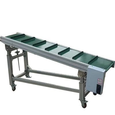 Beli Sidewall Belt Conveyor Adjustable Side Wall Belt Conveyor 800mm lebar online manufacture