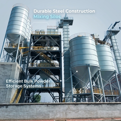 Buy 1800KG Automatic Bulk Cement Storage Tanks 50T-120T Horizontal Cement Silo online manufacture